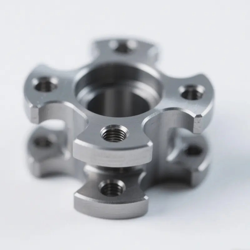 Example precision machined metal component