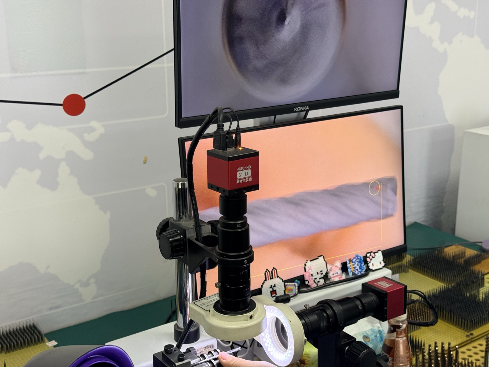 Optical inspection of cutting tool geometry